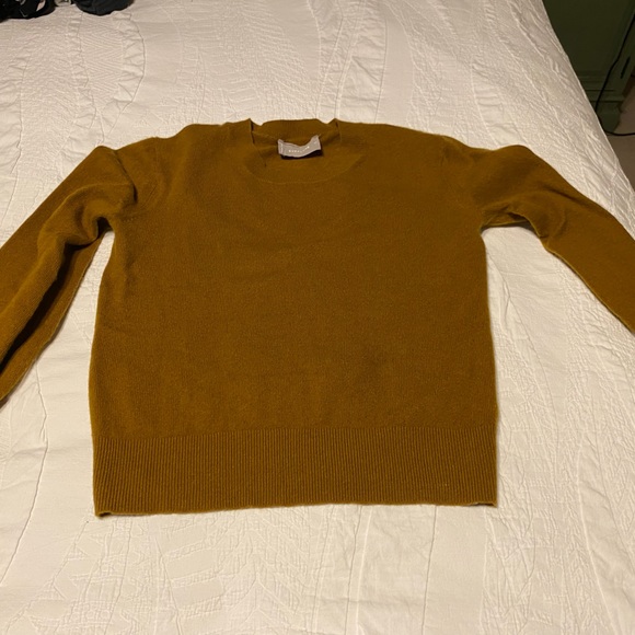 Everlane  Cashmere sweater in Whiskey, XS (lantern sleeves) - Picture 2 of 3